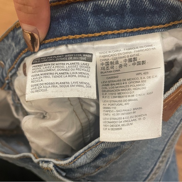 Levi’s 501 skinny high rise in post modern blues size 26 inseam 30 - Picture 11 of 14